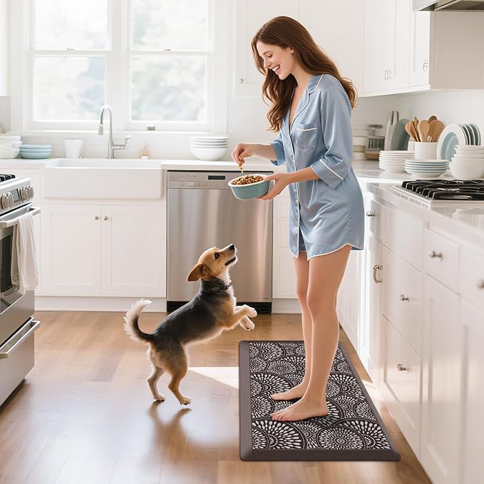 Mattitude 4/5 Inch Kitchen Mat, 20x32in Heavy Duty Ergonomic Comfort Foam - Image 3