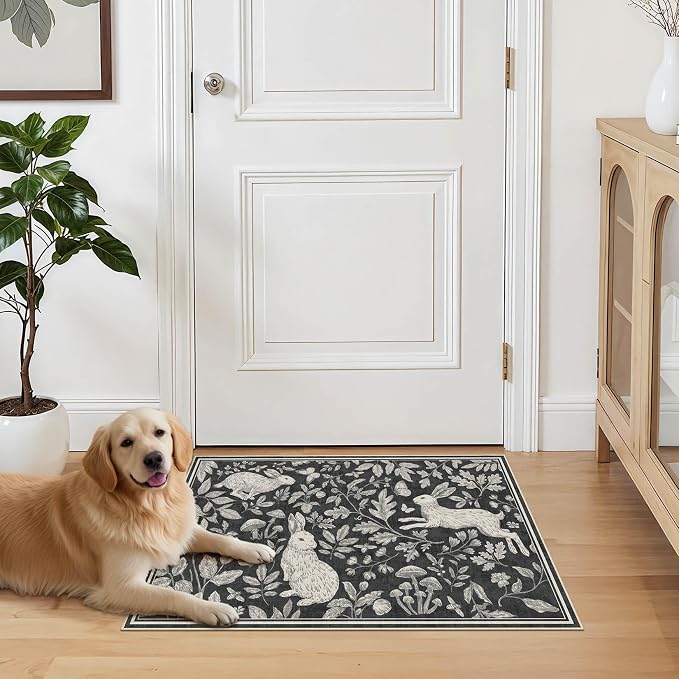 Vintage Living Room Area Rug 2x3 - Image 5