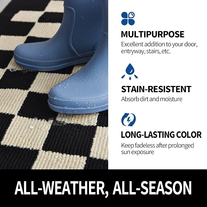 GRANNY SAYS Indoor Doormat, Non-Slip Front Door Mats, Outdoor Welcome Mat - Image 5
