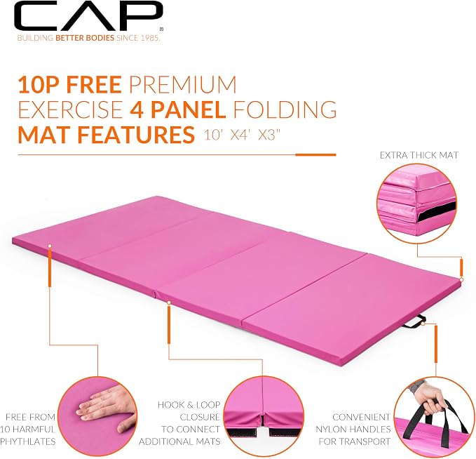 CAP Barbell All Purpose Folding Anti Tear Exercise Training Aerobic Fitness Gym - Image 3