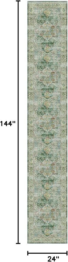 Madane Hallway Runner Rug 2x12, Extra Long Washable Runner Rugs - Image 2