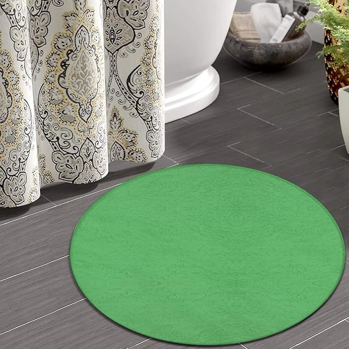 Home Decor Non Slip Kitchen Office Circle Rug, Machine Washable Modern Round - Image 5