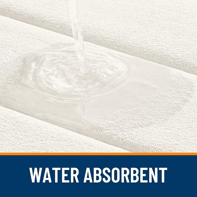 OLANLY Memory Foam Bath Mat 35x24, Super Soft Absorbent Bathroom Rugs, Quick Dry - Image 4