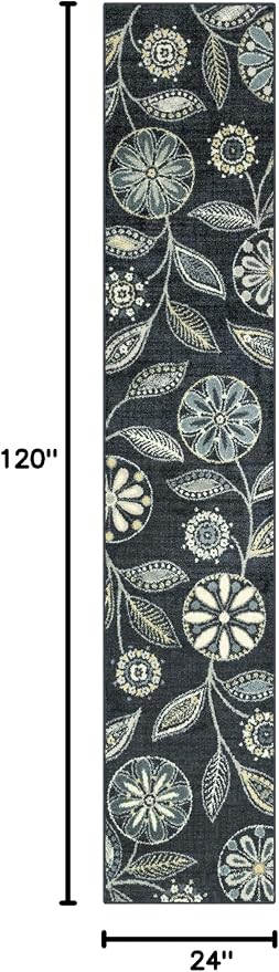 Maples Rugs Reggie Floral Runner Rug - Image 2
