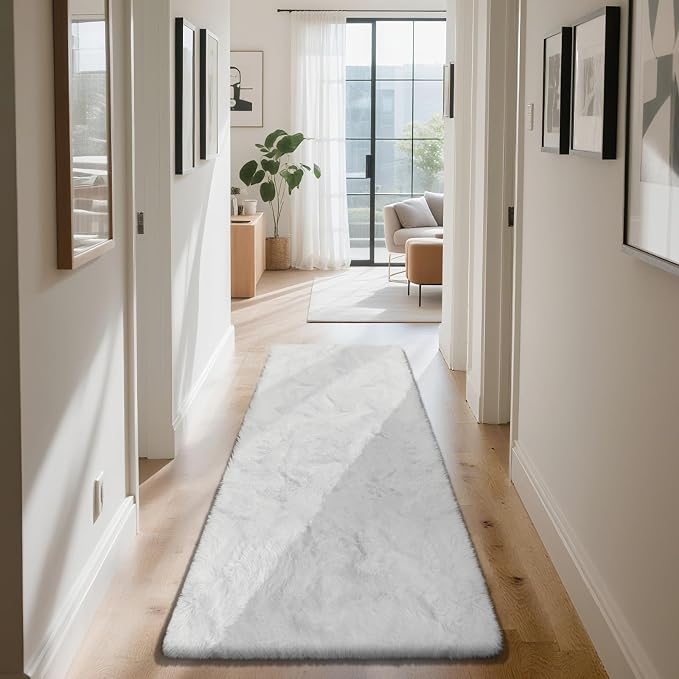 yongyangjuxin Soft Runner Rugs for Bedroom, Bedside Rug for Living Room Bedroom by Yongyangjuxi