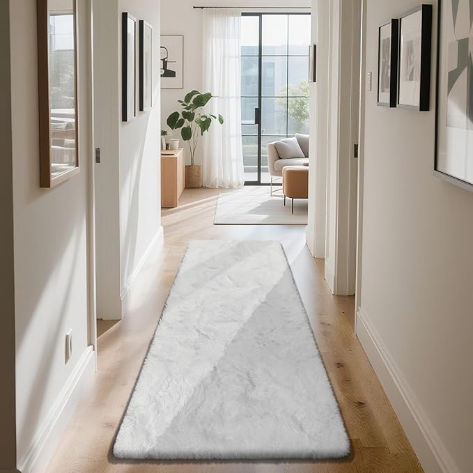 yongyangjuxin Soft Runner Rugs for Bedroom, Bedside Rug for Living Room Bedroom - Image 3
