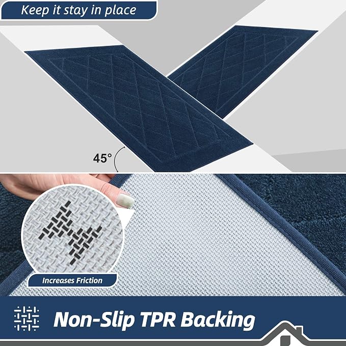 BEQHAUSE Dirt Trapper Door Mat 32" x 48", Doormat Non-Slip Entryway Rugs - Image 5