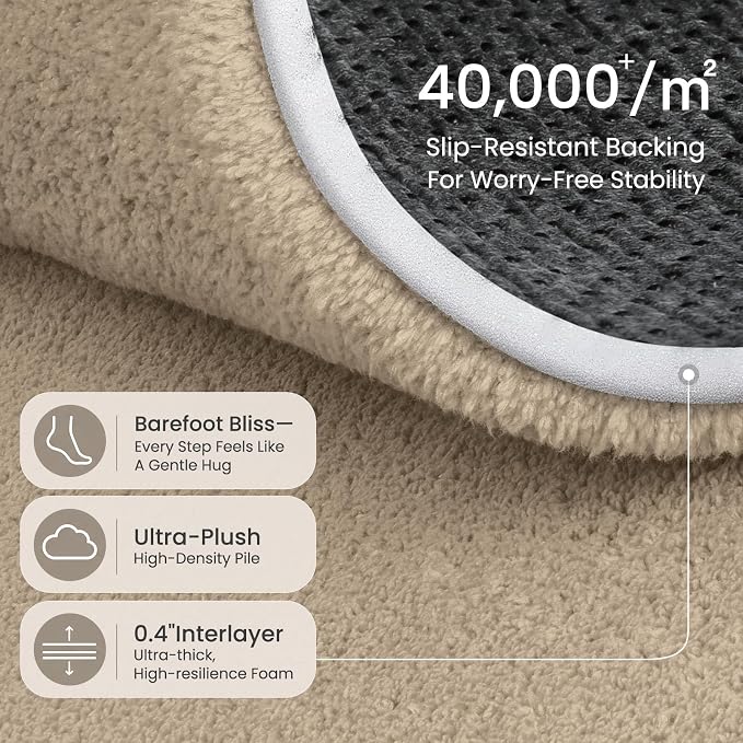 Sour Lemon 8x10 Area Rugs for Living Room, Soft Large Area Rug Fluffy Rugs for - Image 4