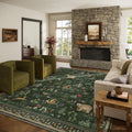 10x14 Area Rugs for Living Room: Washable Rug Stain Resistant Non Slip Low Pile by palohom