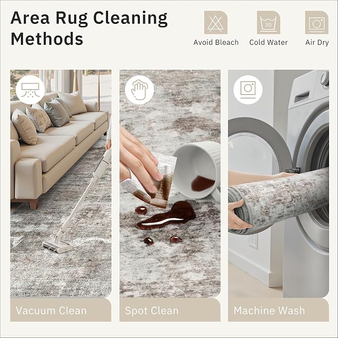 Soalmost Runner Rug 2x5 Washable Non-Slip Kitchen Runner Rugs - Image 9