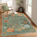 Lahome Floral Washable Rugs, 4X6 Rug by Lahome