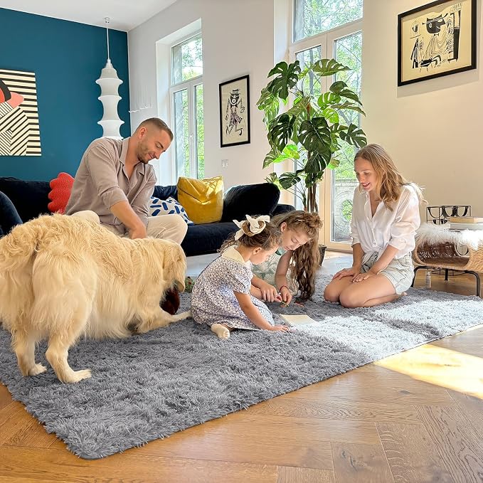 OLANLY 7x7 Machine Washable Large Area Rugs - Image 7
