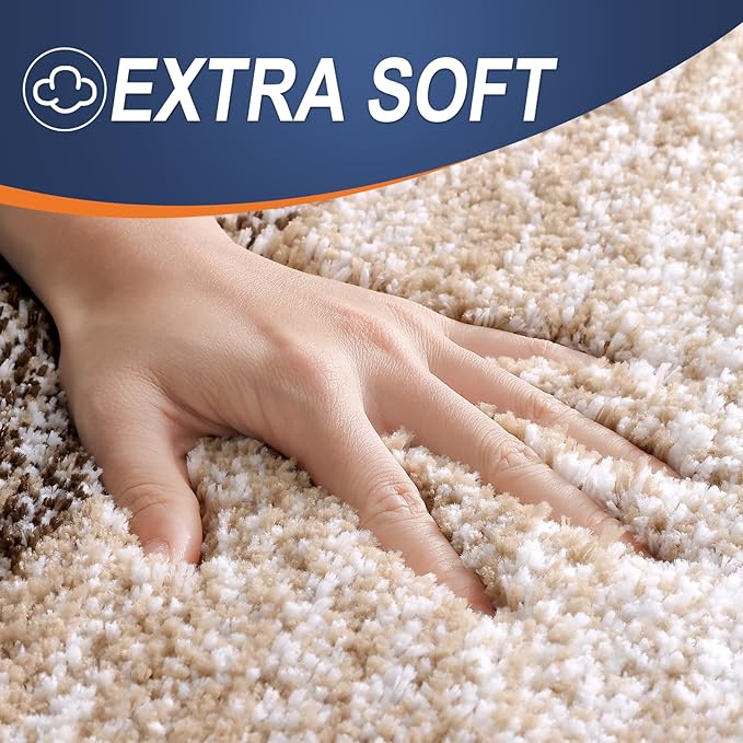OLANLY Large Bathroom Rugs Mat 44x32, Extra Soft Absorbent Microfiber Bath Rugs - Image 3