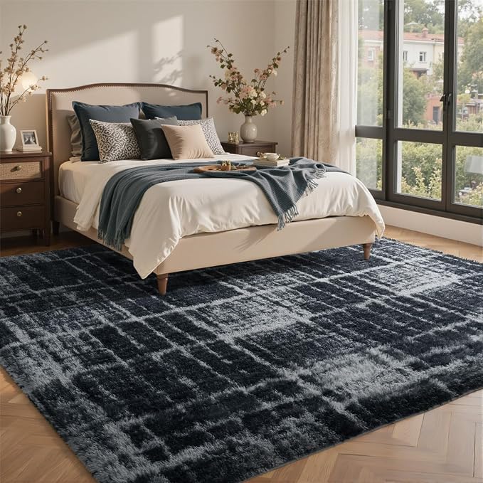 9x12 Ft Extra Large Shag Rugs for Living Room, Ultra Soft Fluffy Furry Area - Image 2