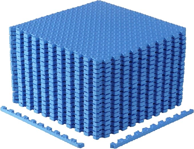 CAP Puzzle Exercise Mats | 3/4” Thick EVA Interlocking Foam Tiles by CAP