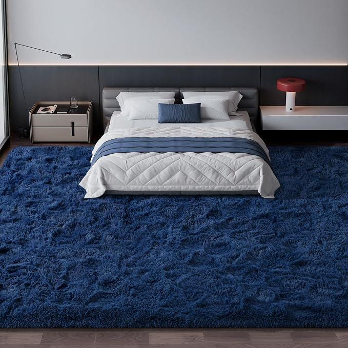 Deerhoo Large Shag Area Rugs 10 x 14, Plush Fuzzy Rugs - Image 2