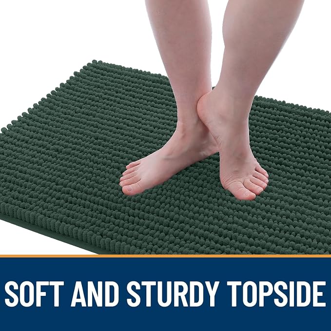 OLANLY Dog Door Mat for Muddy Paws 30x20, Ultra Absorbent Chenille Mud Doormat - Image 3