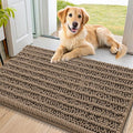 Smiry Dog Door Mat for Muddy Paws 36x24, Absorbent Dirt Trapper, Non-Slip by Smiry