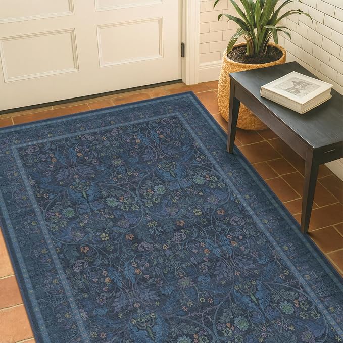 3x5 Large Entryway Rugs, Non Slip Washable Area Rug - Image 3