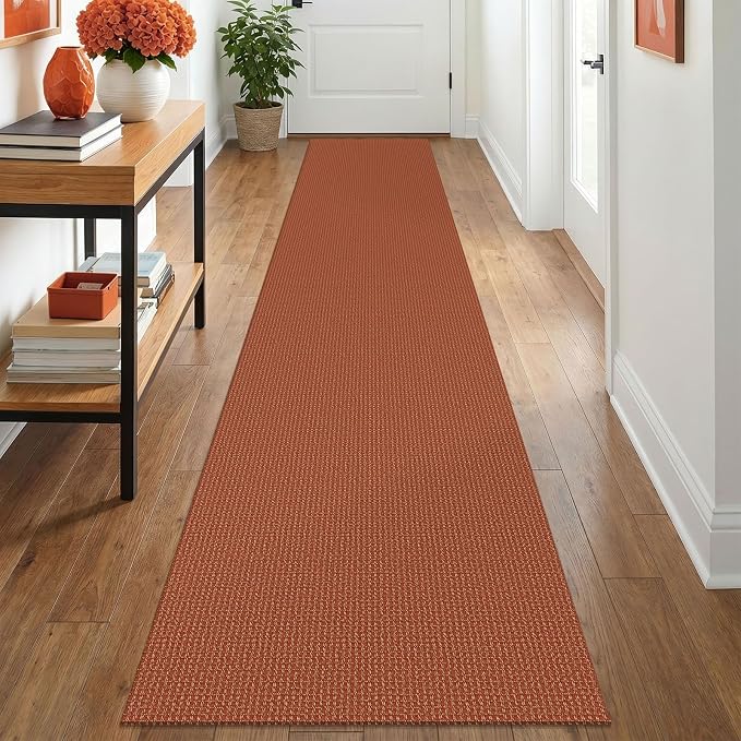 IOHOUZE Washable Runner Rug 2x12 Non Slip Rubber Backed Extra Long Hallway by iOhouze