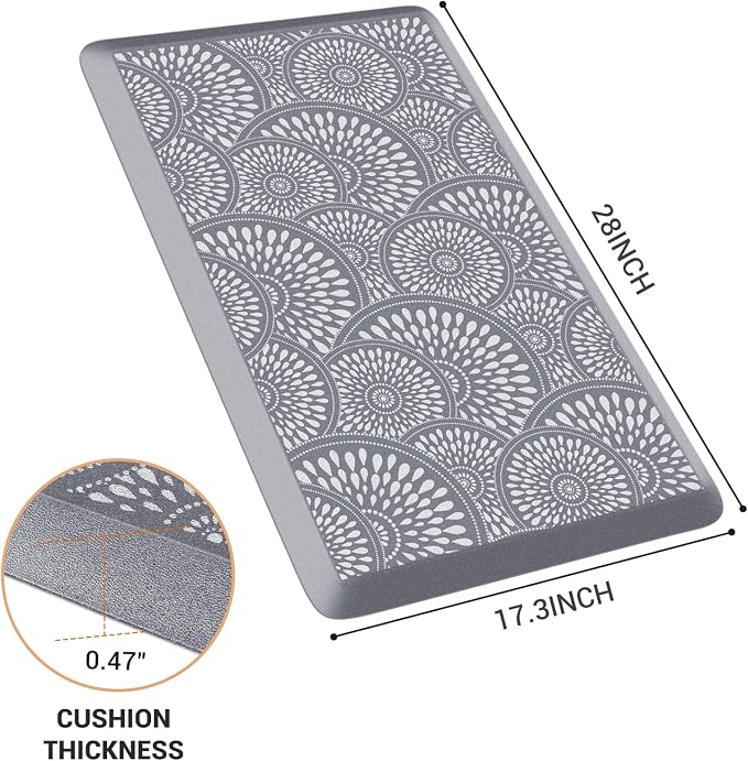 Mattitude Kitchen Mat, 17.3x28in Heavy Duty Ergonomic Comfort Foam Standing - Image 2