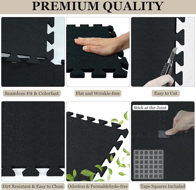 TroyStudio Thick Sound Absorbing Interlocking Floor Mats, Non-Slip Anti - Image 6