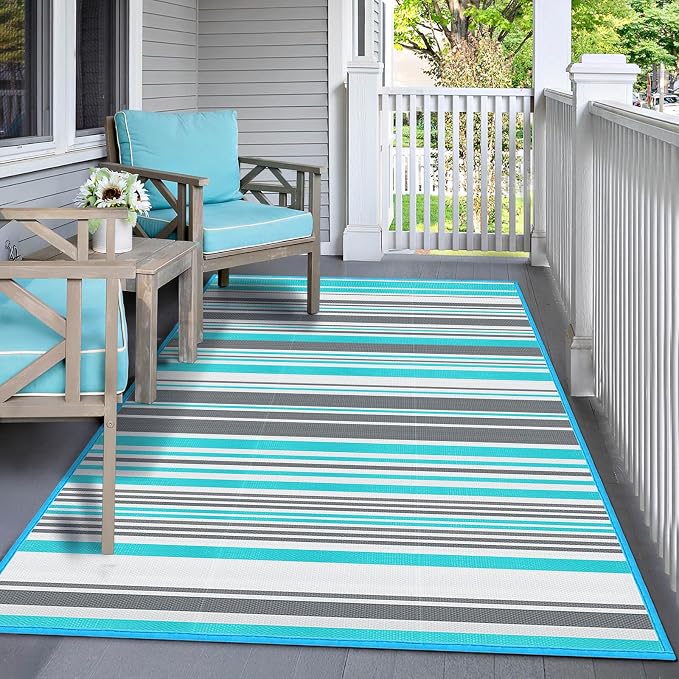 Outdoor Patio Plastic Rug Waterproof - Image 6