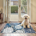Arenarug 2x3 Washable Small Rug Tropical Botanical Modern Floral Indoor by ArenaRug
