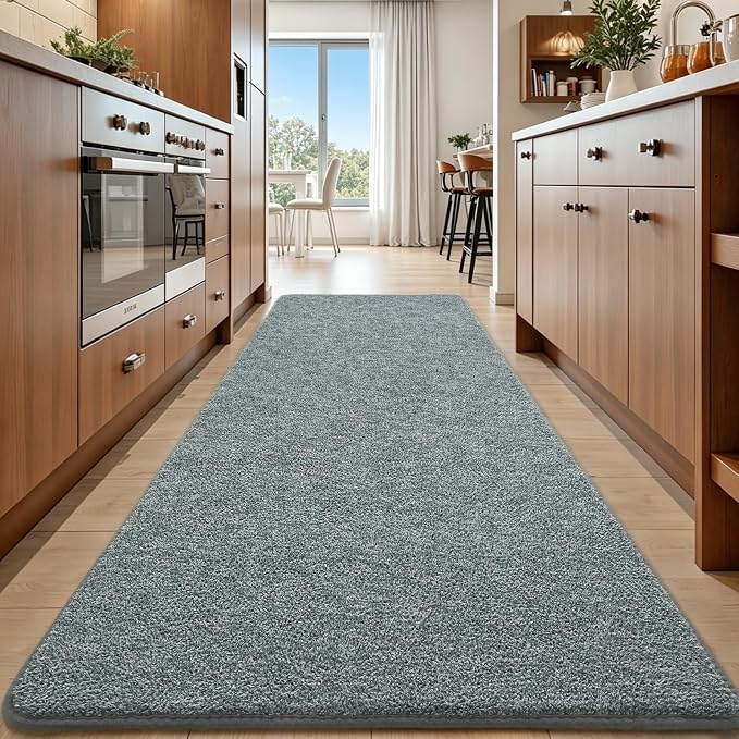 Keeko Soft Hallway Runner Rug, 2x8 Bedside Runner Rugs - Image 9