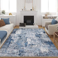 Rugcomf 9x12 Boho Rug Soft Area Rug Non-Slip Non-Shedding Faux Wool Vintage Rug by Rugcomf