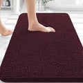OLANLY Bathroom Rugs 36x24, Extra Soft Absorbent Chenille Bath Rugs, Rubber by OLANLY