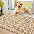 Smiry Dog Door Mat for Muddy Paws 40x24, Absorbent Dirt Trapper, Non-Slip by Smiry