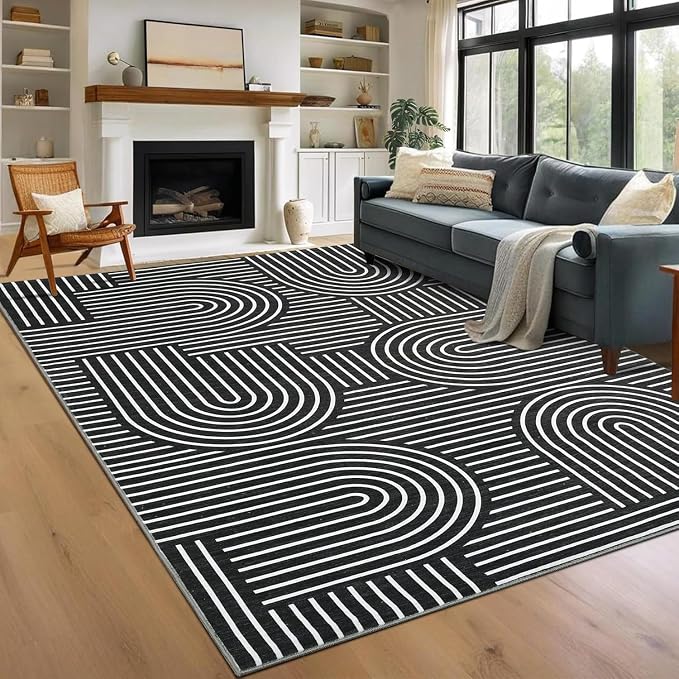 ROYHOME Washable Rug 10x13 Area Rugs by ROYHOME