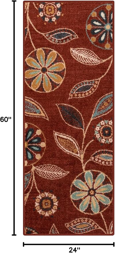 Maples Rugs Reggie Floral Runner Rug - Image 2