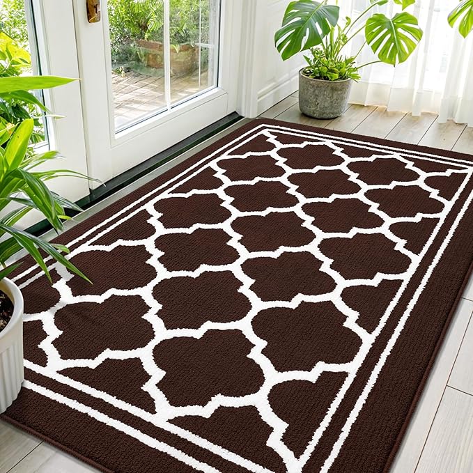 Buganda Indoor Door Mat, Dirt-Resistant and Absorbent Doormat, Low Profile by Buganda