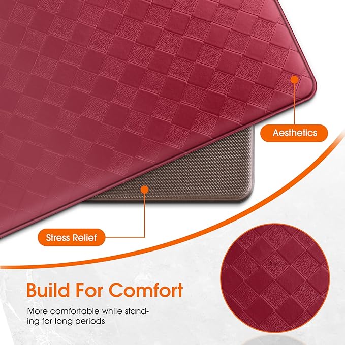 TranquilRelax Kitchen Mats, Cushioned Anti Fatigue Kitchen Mats - Image 6