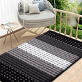 Kitinjoy Indoor Outdoor Door Mat, 48x32 Non-Slip Absorbent Dirt Trapper by Kitinjoy