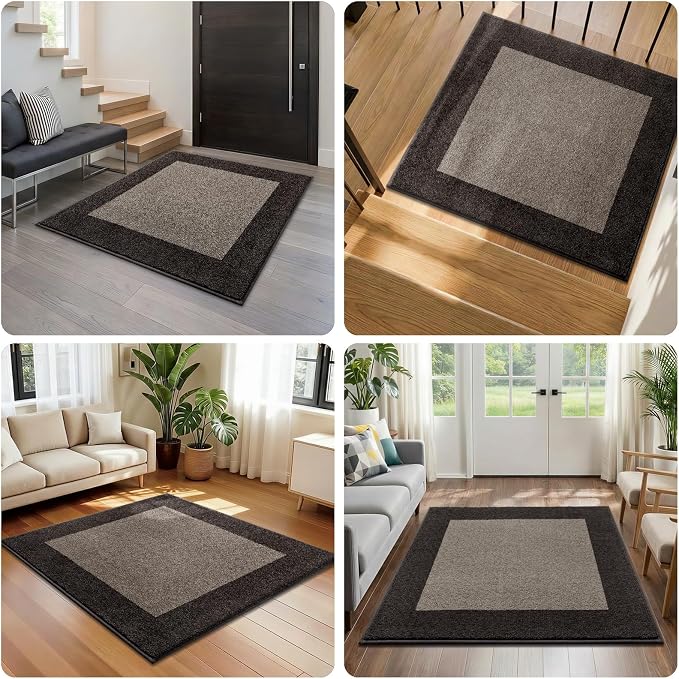 Washable Area Rug 48" x 48", Non Slip Kitchen Rug - Image 2