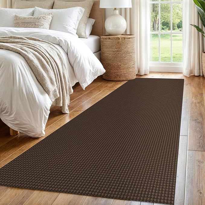 IOHOUZE Washable Runner Rug 2.6x8 Non Slip Rubber Backed Wide Hallway Runner - Image 8