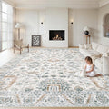 XLUEZ Area Rug 8x10 Living Room Rug, Machine Washable Vintage Distressed Boho by XLUEZ