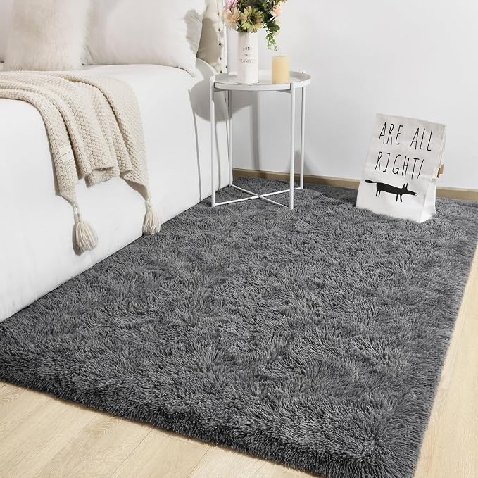 TWINNIS Super Soft Shaggy Rugs Fluffy Carpets, 6x9 Feet, Indoor Modern Plush - Image 7