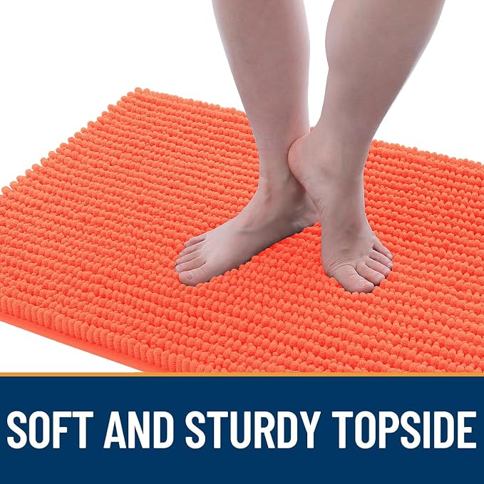 OLANLY Dog Door Mat for Muddy Paws 24x16, Ultra Absorbent Chenille Mud Doormat - Image 3