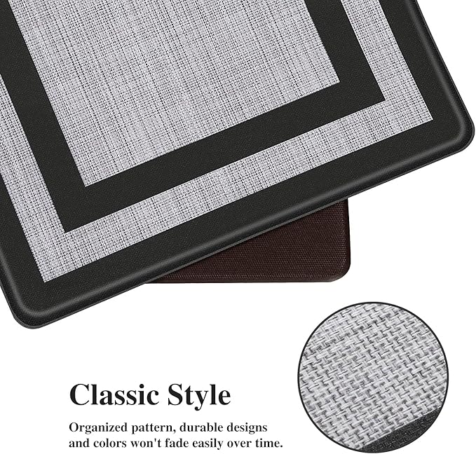 Mattitude Kitchen Mats Set of 2, Cushioned Anti-Fatigue Non-Skid Rug Sets - Image 3