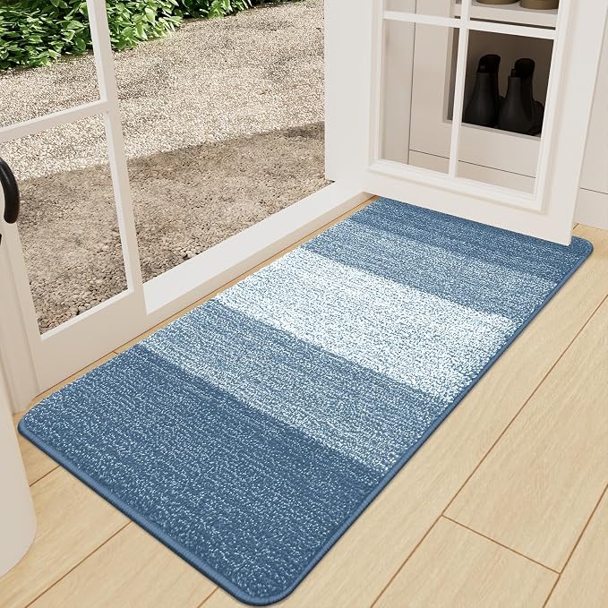 Kitinjoy Indoor Outdoor Door Mat, 59x24 Non-Slip Absorbent Dirt Trapper by Kitinjoy