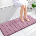 OLANLY Memory Foam Long Bathroom Rugs Runner 47x20, Super Soft Absorbent Bath by OLANLY