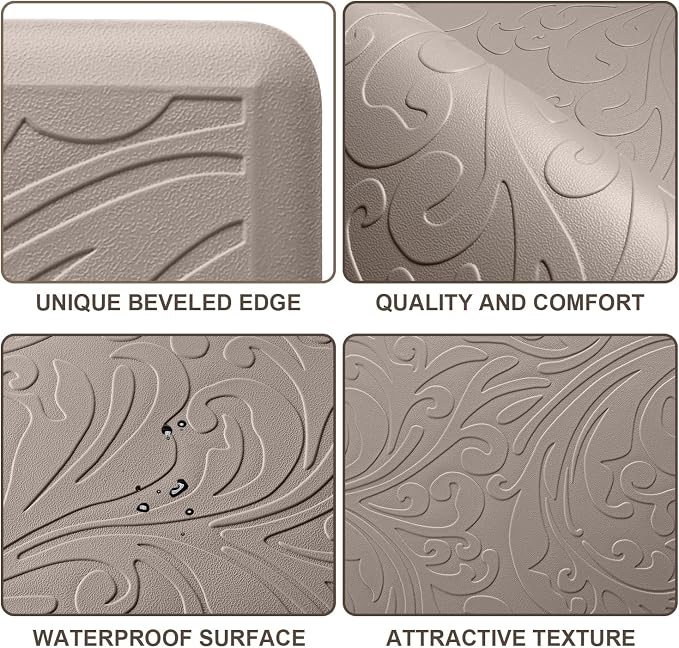 KMAT Kitchen Mat Cushioned Anti-Fatigue Waterproof Non-Slip Standing Mat - Image 5