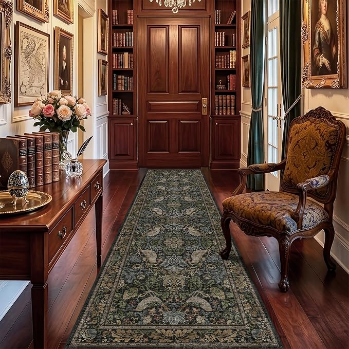 Vintage Runner Rugs for Hallways by HazoHaus