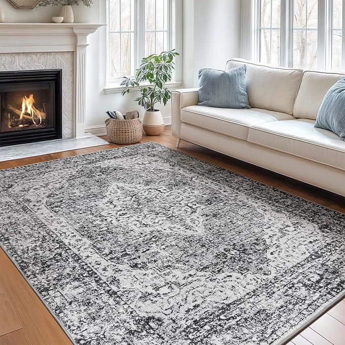 Lofus 5x7 Area Rugs for Living Room, Washable Area Rug, Rugs for Bedroom by Lofus