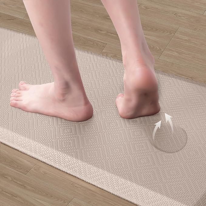 Mattitude Kitchen Mat Cushioned Anti-Fatigue Floor Mat Water Resistant Non-Slip - Image 6