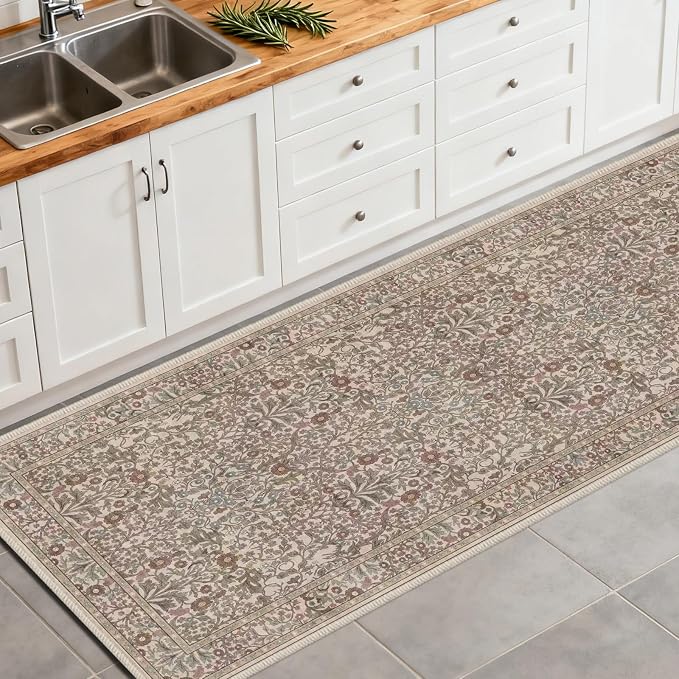 Washable 2' x 6' Runners for Hallways, Non Slip Long Floor Runner for Kitchen - Image 2
